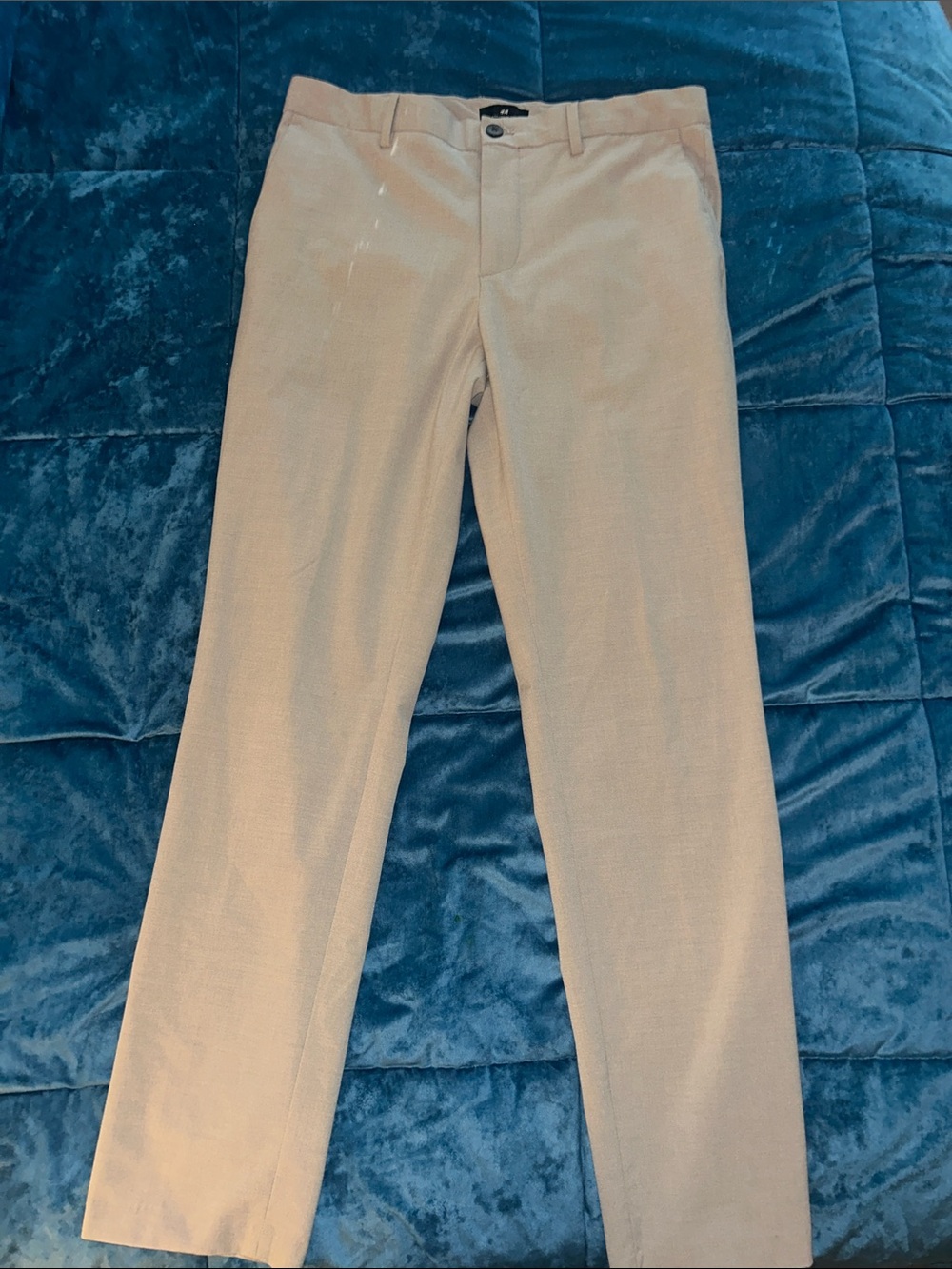 H&M Men's Chinos in Beige Tan